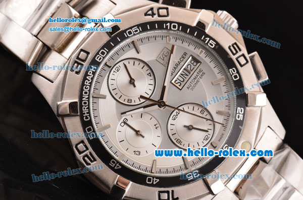 Tag Heuer Aquaracer 300 Meters Automatic Movement Full Steel with White Dial - Click Image to Close